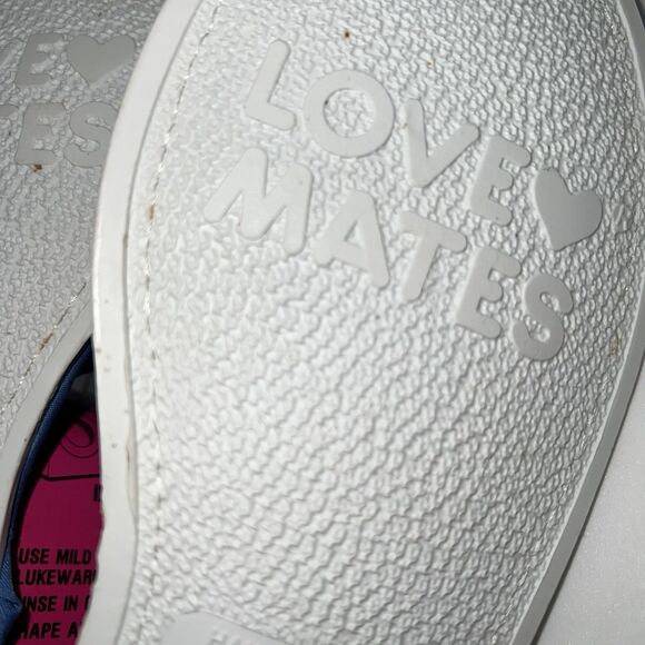 VTG Love Mates Velvety Blue Open Toe Flat 1970s Slip-On House Shoes-Washable-NOS - Picture 6 of 7